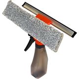 Spreyli Camsil Çekpas Deterjan Su Hazneli Silikonlu Çekçek Microfiber Araba Cam Ayna Temizleyici - Çok Renkli