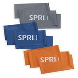 SPRI Düz Bantlar 3'lü Paket - 3 Direnç Seviyeli Direnç Bandı Seti - Güç Antrenmanı, Esneklik ve Vücut Egzersizi için Egzersiz Bantları - Çok Yönlü Fitness Aleti - Hafif, Orta ve Ağır