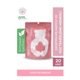 Spring bear Sıkıştırılmış Islanınca Büyüyen Sihirli Makyaj Ve Yüz Temizleme Mendili 20'li