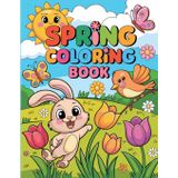 Spring Coloring Book for Adults: Relaxation Coloring Book for Women, Spring Illustration Coloring Book