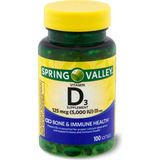 Spring Valley Vitamin D3 5000 IU 250 Kapsül