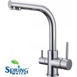 Spring Water 3 Yollu Musluk - Eviye Bataryası - Sıcak, Soğuk, Arıtma