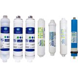 Spring Water 7'li İnline Full Filtre Seti - 100 GPD Membran ve Montaj Ekipmanlı