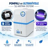 Spring Water Aquante 12PU | 11 Aşamalı 12 Litre Pompalı Ultraviyole Su Arıtma Cihazı
