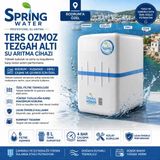 Spring Water Bodrum Özel Serisi Pompalı 8 Litre Su Arıtma Cihazı
