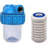 Spring Water Daire Girişi Su Sayacı Çamur ve Tortu Filtresi (5" Yıkanabilir)