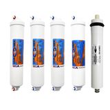 Spring Water Omnipure K25 Serisi Inline 5'li Membranlı Filtre Seti