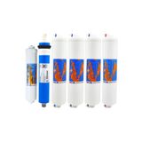 Spring Water Ters Ozmoz Su Arıtma Omnipure Amerikan Malı K56 Grubu 6'li Filtre Seti Omnipure Membran