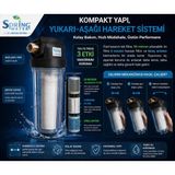 Spring Water Tesisat Tipi Su Arıtma Sistemi Tek Filtrede Üç Ayrı Filtrasyon