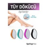 SpringMax Crystal Eraser Epilasyon Aleti Tüy Silgisi Tüy Alıcı Fiziksel Kristal Epilatör Ma