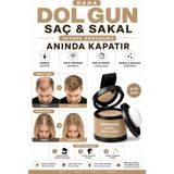 SpringMax Yeni Nesil Saç Dolgunlaştırıcı Açık Sarı Saç Kapatıcı Pudra | Seyrek Sakal Saçlar İçin | Dip Boya Etkili Beyaz Kapatıcı Suda Çıkmaz