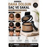 SpringMax Yeni Nesil Saç Dolgunlaştırıcı Saç Kapatıcı Açık Kahve Pudra | Seyrek Sakal Saçlar İçin | Dip Boya Etkili Beyaz Kapatıcı Suda Çıkmaz