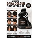 SpringMax Yeni Nesil Saç Dolgunlaştırıcı Saç Kapatıcı Koyu Kahve Pudra | Seyrek Sakal Saçlar İçin | Dip Boya Etkili Beyaz Kapatıcı Suda Çıkmaz