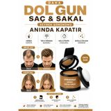 SPRİNGMAX Yeni Nesil Saç Dolgunlaştırıcı Saç Kapatıcı Orta Sarı Boya Pudra | Seyrek Sakal Saçlar İçin | Dip Boya Etkili Beyaz Kapatıcı Suda Çıkmaz