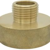 SpringSpray 1-1/2" NST (NH) Dişi x 3/4" GHT Erkek Pirinç Yangın Hidrant Adaptörü Pimli Pimli Pimli Pirinç Yangın Ekipmanı Pirinç Hidrant Bahçe Hortumu Adaptörü
