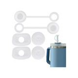 Springsun Stanley 1.0 40oz Termos Kapak Seti - 6 Parça Sızdırmaz Silikon Tıpa Ve Pipet Kapağı Diğer