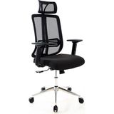 Sprout Store Comfort Makam Koltuğu Siyah Ofis Sandalyesi Ahşap Oturma Yüzeyi ve 2D Kolçak ile Ergonomik Tasarım