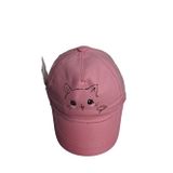 Spteks Kitti 0-18 Aylık Kız Çocuk Pembe Renk Baskı Figürlü Rahat Ve Şık Yazlık Şapka