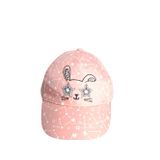 Spteks Kitti 1-4 Yaş Pembe Renk Nakışlı Desen Figürlü Rahat Ve Şık Yazlık Kep Şapka