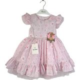 Spteks Kız Çocuk Abiye Elbise - 4 - 5 Yaş - 00406 Pembe