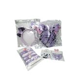 Spteks Kız Çocuk Lila Renk Kuromi Model Taç Toka Lastik Toka Ve Pens Toka 5 li Set