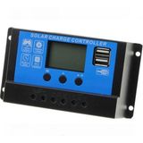 Spv 30 Amper Solar Şarj Kontrol Cihazı 12V/24V Regülatör Kolay Kullanım Butonları ile