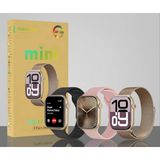 Sq-17 Mini Smart Watch Akıllı Saat 3 Kordonlu 38 Mm Altın Renk