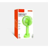 SQ2055 Kablosuz Taşınabilir El Tipi Vantilatör - Özel Tabanlı Masaüstü USB Mini Fan Pervane (Yeşil)