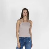 SQL Nakışlı Kaşkorse Kadın Lila Atlet - XL