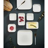 Square 26 Parça Kahvaltı Takımı - kare bone kahvaltı takımı