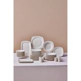 Square Bone Salen 57 Parça 12 Kişilik Yemek Takımı
