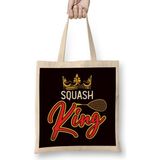 Squash King Player Court Ball Sports Racket Indoor Tennis Bez Çanta Uzun Saplı - Açık Bej - 40 X 40