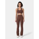 Squatwolf WL051671163 High Rise Flared Pants Kahverengi Kadın Sweatpant - XS