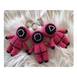 Squid Game Amigurumi Organik Anahtarlık Oyuncak