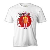 Squid Game - Robot Bebek Beyaz Erkek Tshirt