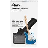 Squier 0372820602 Affinity Stratocaster Hss Elektro Gitar Seti (Lake Placid Blue) | Frontman 15G Amfi Dahil Mavi Strat Hss Seti