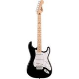 Squier 0373152506 Sonic Stratocaster Elektro Gitar (Siyah) | Akçaağaç Klavye Siyah Parlak Cila ve Beyaz Pickguard