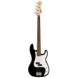 Squier 0373900506 Sonic Precision Bass Gitar (Siyah) | Laurel Klavye Siyah Gövde ve Beyaz Pickguard
