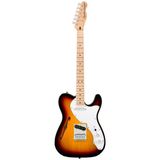Squier 0378272500 Affinity Telecaster Thinline Elektro Gitar (Orta Seviye) | Akçaağaç Klavye, 3-Color Sunburst, Hafif Yarı Boşluklu Gövde