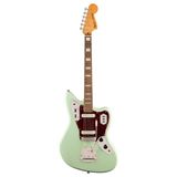 Squier Classic Vibe 70s Jaguar Laurel Klavye Surf Green Elektro Gitar | Vintage esintili ofset gövde, acemi dostu, defne klavyesi, 2 yıl garanti, Çamurluk tasarımlı manyetikler