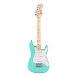 Squier Mini Stratocaster Akçaağaç Klavye Deniz Köpüğü Yeşili Elektro Gitar