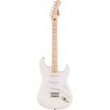 Squier Sonic Stratocaster HT Arctic White - Maple Elektro Gitar | Yeni başlayanlar için kolay çalınan elektro gitar, ücretsiz çevrimiçi dersler dahil