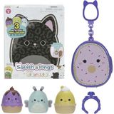 Squish - A - Longs Mini Squish Sürpriz Figür Seti – Anahtarlık Yüzük & 3 Mini Karakterli Oyun Kutusu
