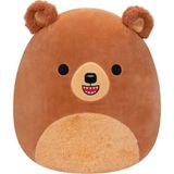 Squishmallows Ayı Stokely Peluş Oyuncak 30 cm - Kahverengi - Standart