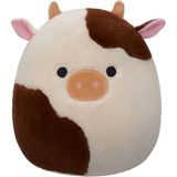 Squishmallows Fuzzamallows Inek Ronnie Peluş Oyuncak 30 cm - Standart