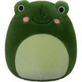 Squishmallows Fuzzamallows Kurbağa Gloria Peluş Oyuncak 30 cm - Yeşil - Standart