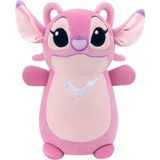 Squishmallows Hugmees Disney Stitch Serisi Angel Peluş Oyuncak 25 cm - Pembe - Standart