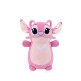 Squishmallows Hugmees Disney Stitch Serisi Angel Peluş Oyuncak 25 Cm - Pembe