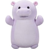 Squishmallows Hugmees Su Aygırı Hanna Peluş Oyuncak 36 cm SQH00500 - Mor - Standart