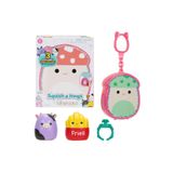 Squishmallows Squish-a-longs 3 Figür + Yüzük Çantalı Sürpriz Paket Seri 1